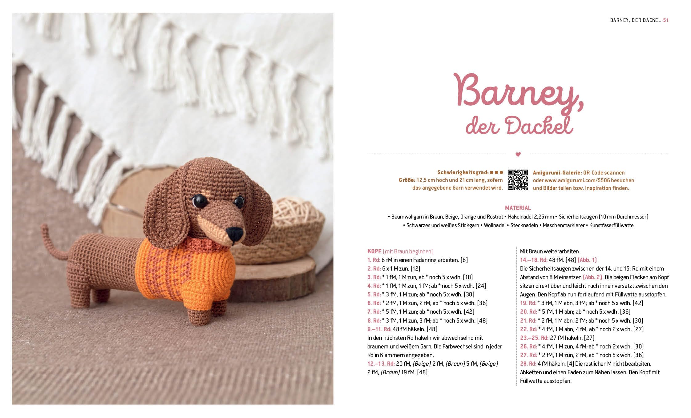 Süße Pfötchen - Hunde und Katzen als Amigurumis häkeln: 15 zuckersüße Projekte für Hundefreund*innen und Katzenliebhaber*innen - mit Video-Tutorials zu allen Häkelgrundlagen