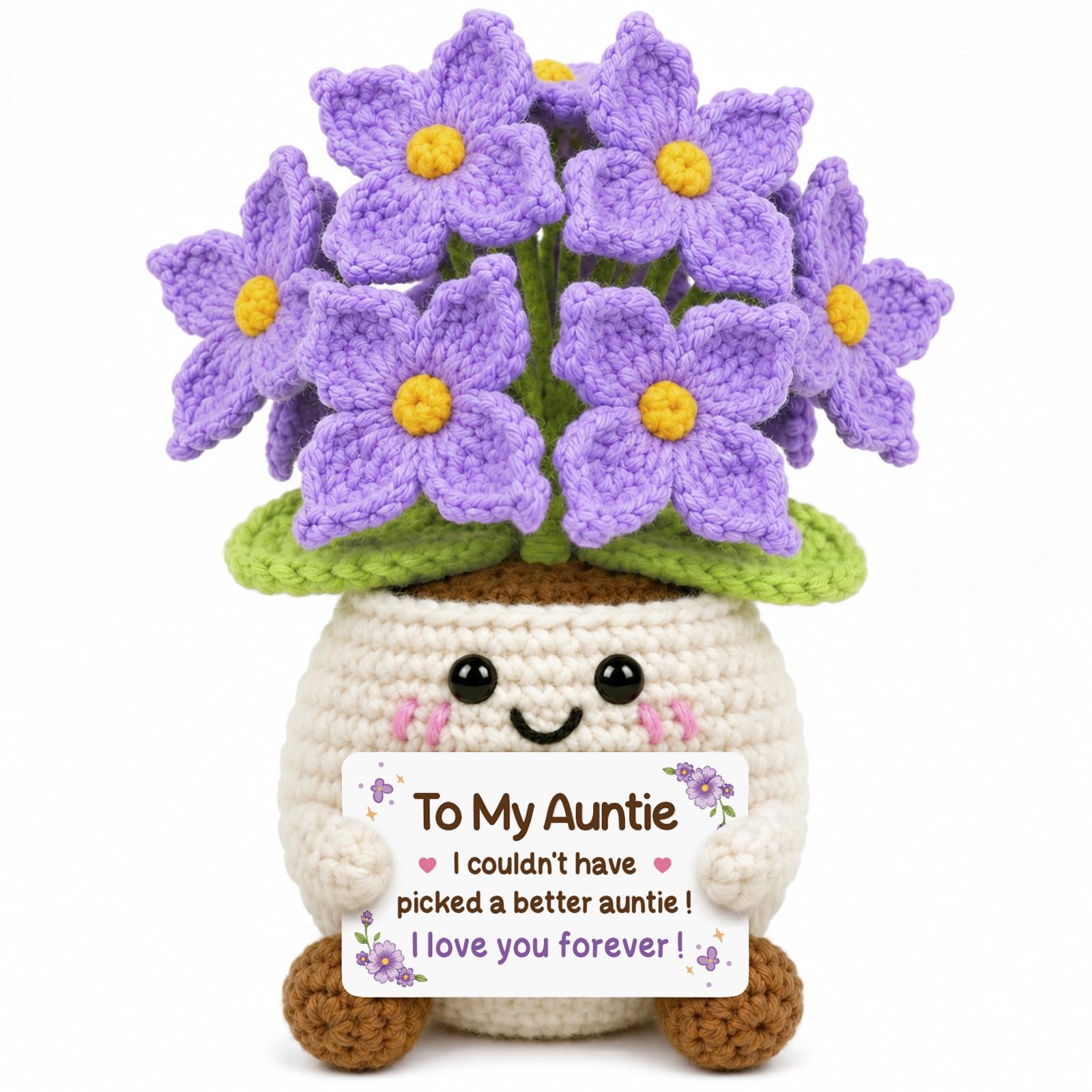Auntie Gifts, Auntie Birthday Gifts, Aunt, Crochet Flowers, Doll Hydrangea