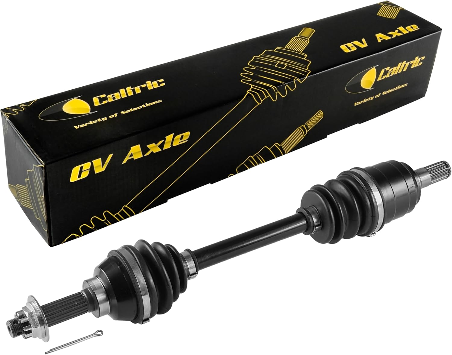 Caltric Front Left Complete Cv Joint Axle Compatible with Suzuki Lt-A750X King Quad 750 Axi 4X4 2008 2009 2011 2012 2013 2014 2015