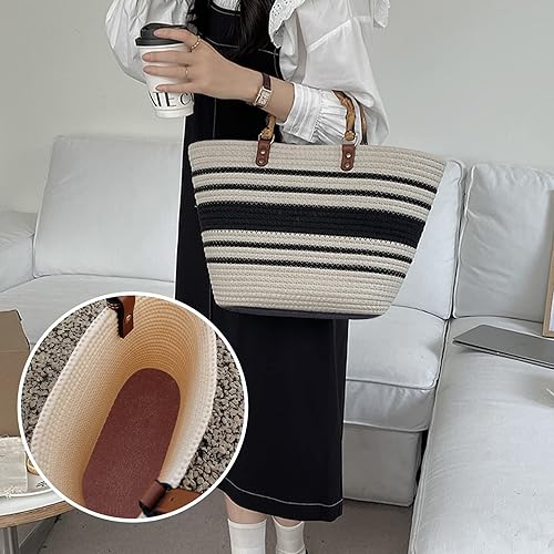 Miniatura 6 de PH PandaHall Cesta inferior de fieltro de 4 colores, 8 unidades, 9.8 x 3.9 pulgadas, base de tela ovalada en blanco para canasta de bricolaje,