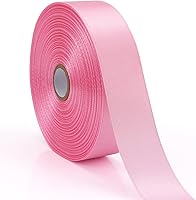 Vista 26 de Cinta blanca de 1-1/2 pulgadas, para envolver regalos, 50 yardas, perfecta para boda, fiesta, corona, costura, accesorios para el cabello