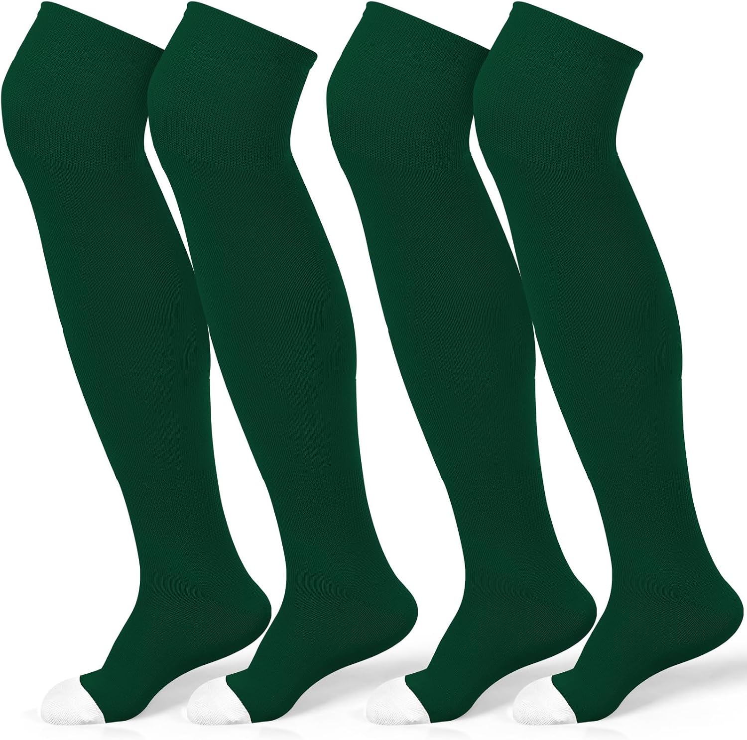 Panitay 2 Pairs Over The Knee Baseball Socks High Football Softball Socks Sport Extra Long for Boys Girls Youth Women Men