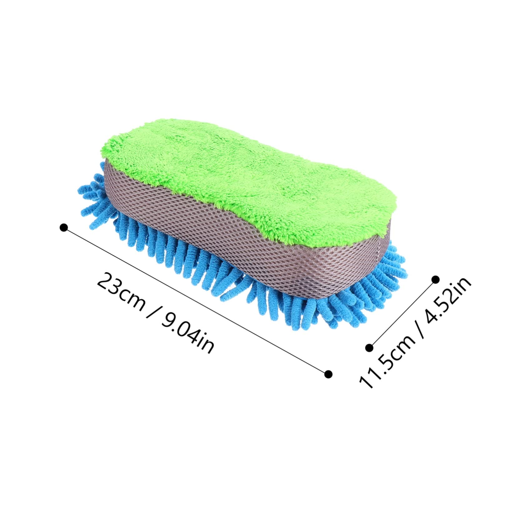 KICHOUSE 2Pcs Car Cleaning Sponge Blocks Durable Auto Cleaning Tool for Scratch Washing Multi Purpose Use for Cars Floors and Bathrooms