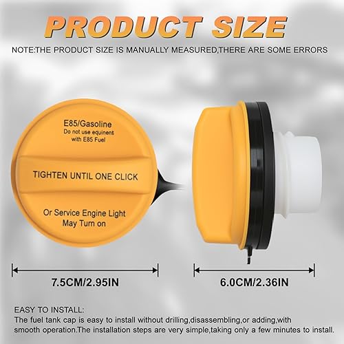 Miniatura 4 de Tapa de gasolina tapa de combustible OEM (GT359)
