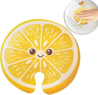 食器洗いスポンジ フルーツ型 柔らか吸収 傷つかない | 鍋・フライパン用洗浄スポンジ 家庭用 調理台 鍋 皿 ボウル グラス 調理器具