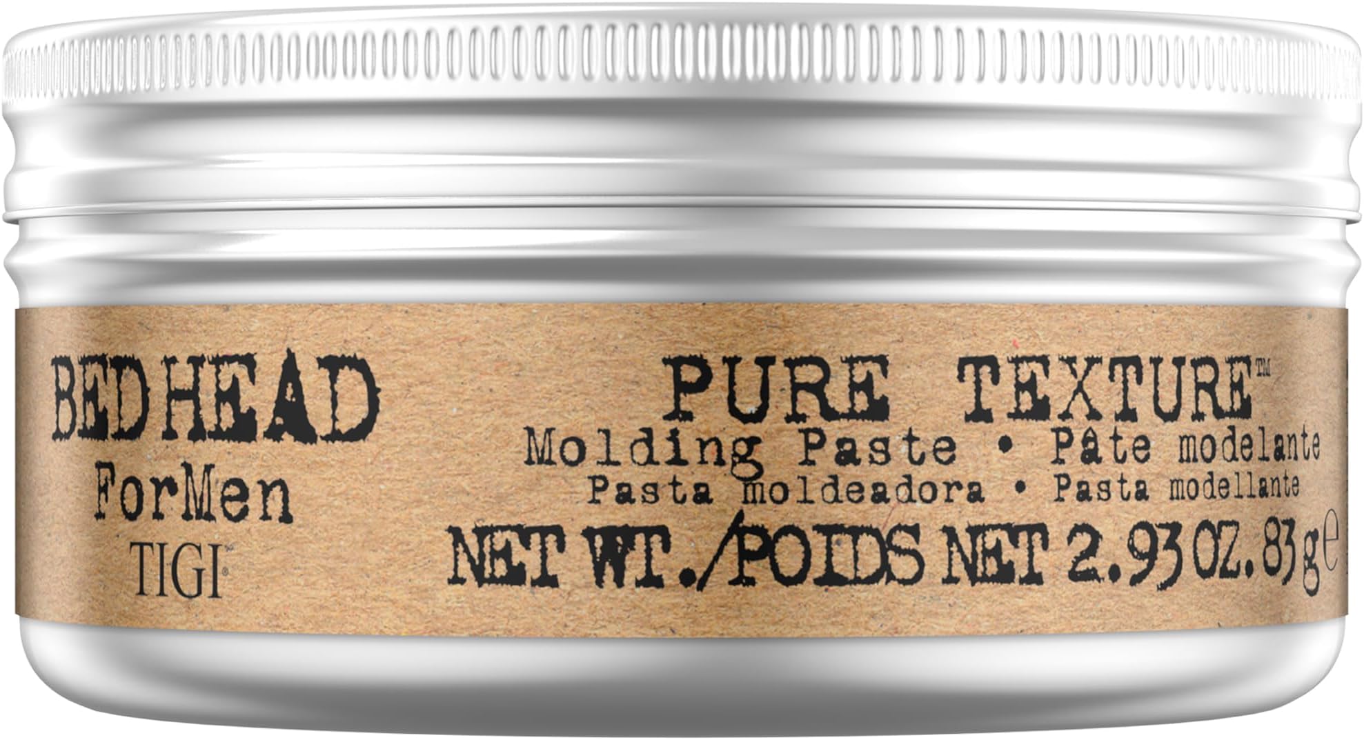 Bed Head For Men Pure Texture Molding Paste, 83g