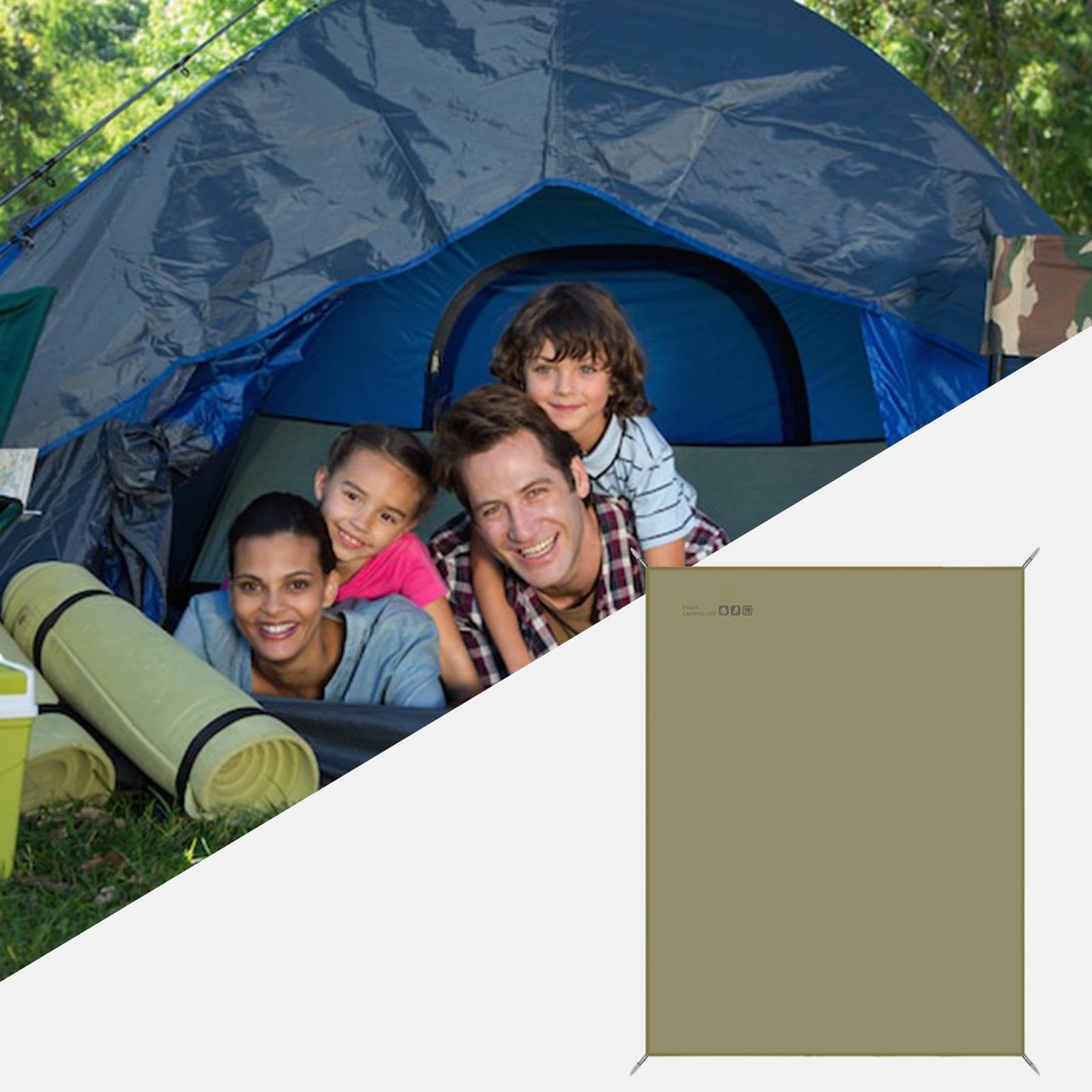 Esterilla de Picnic Impermeable, Alfombrilla de Playa Impermeable