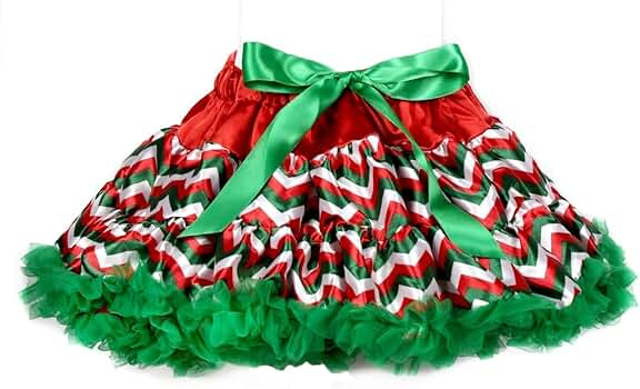 Petitebella Happy Cinco De Mayo Cactus Shirt Petti Skirt Girl Outfit 1-8y (White/Red White Green Chevron, 1-2 Years