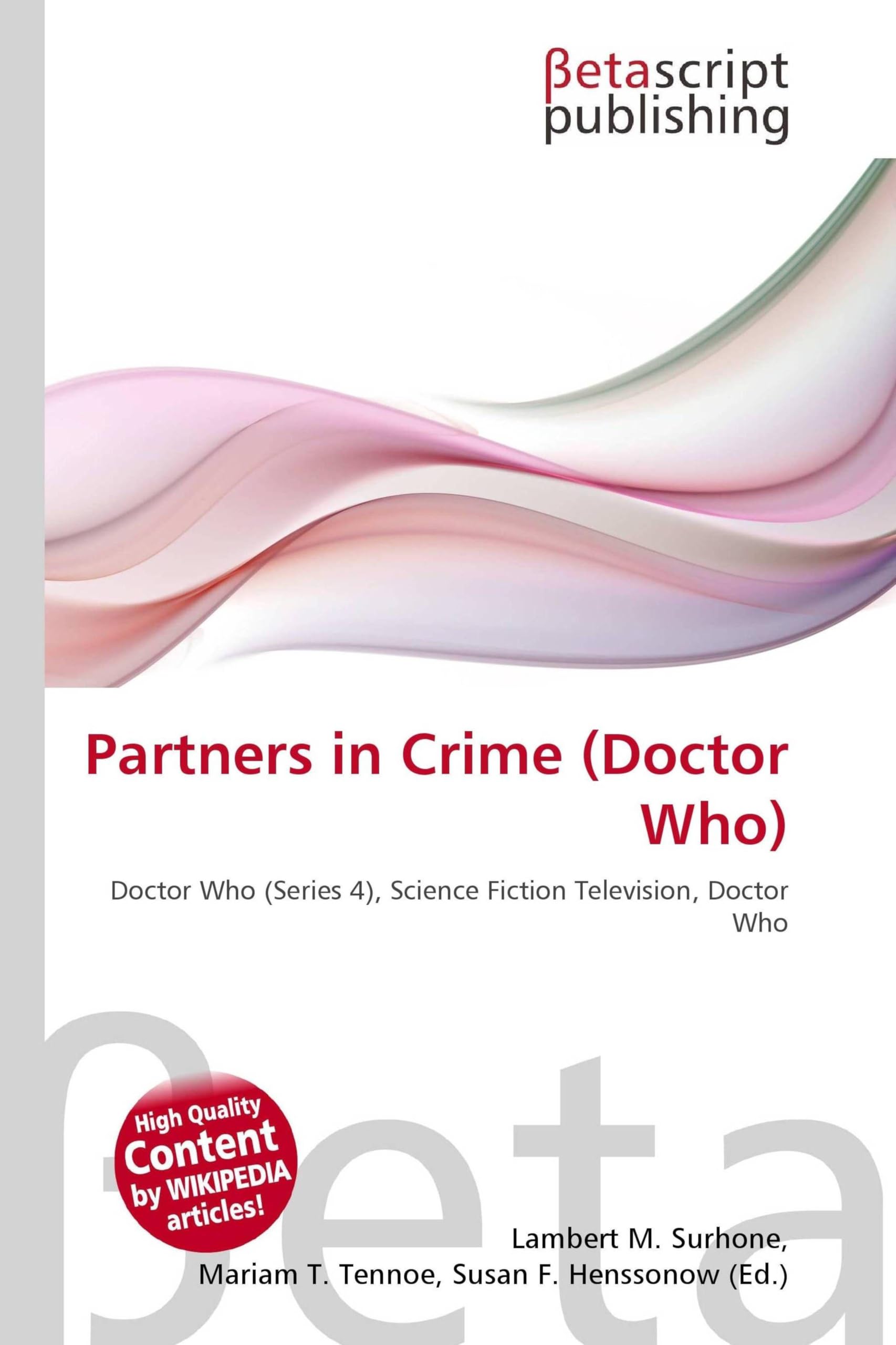 Partners in Crime (Doctor Who): Doctor Who (Series 4), Science Fiction Television, Doctor Who