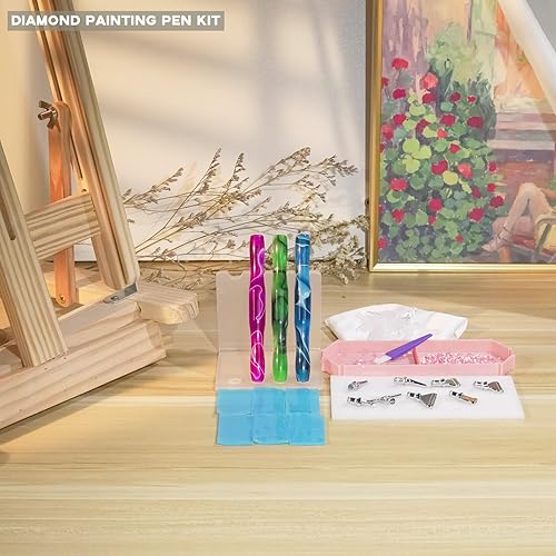 Miniatura 2 de Magoog 38 kits de pintura de bolígrafo de diamante, accesorios de pintura de diamante, pintura con bolígrafo de diamante, 8 puntas de metal y 12