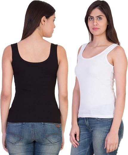 17Hills® Cotton Tank Top Vest Top Camisole Sando Inner Wear Camis for Women, Girls