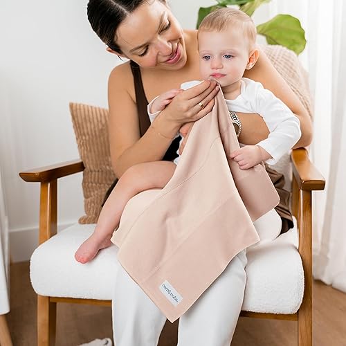 Miniatura 4 de Comfy Cubs - Juego de 6 paños grandes de algodón 100 de doble capa extra absorbentes y suaves para niños y niñas