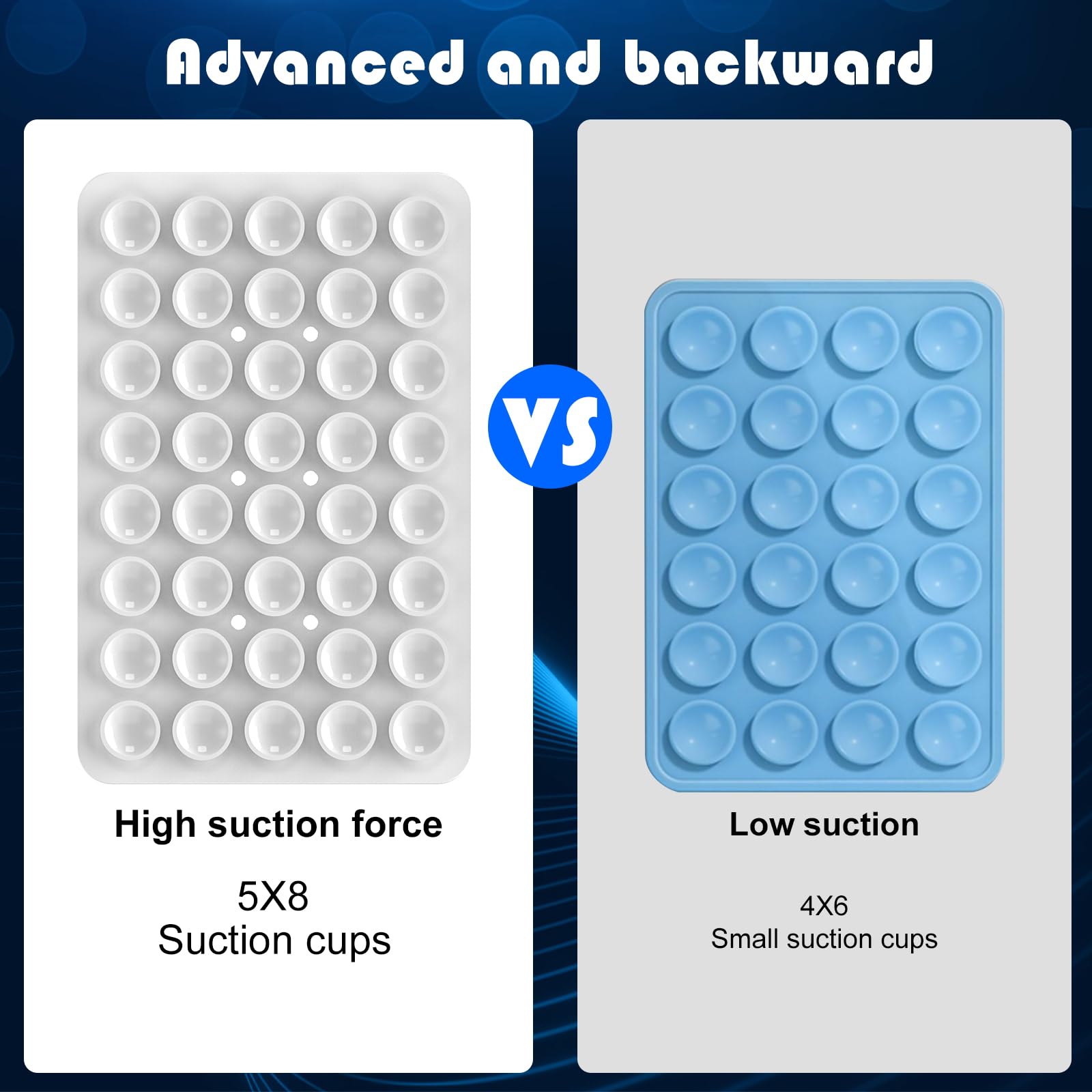 Silicone Suction Phone Case Mount (Compatible iPhone and Android Cellphone case - Image 3