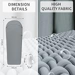 Naturehike 4.5oz Linge de sac lavable ultralégère, sac de couchage pour adultes léger & Feuilles de voyage pour Backpacking, Hôtel, Camping, Auberges, ZY20