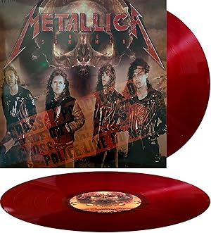 Enter Sandman, Japan 1986 - Limited Color Edition, Historic FM Radio Broadcast Live at Aichi Kousei Nenkin Kaikan, Nagoya, November 17th, 1986 - Featuring Master of Puppets, Battery, Creeping Death, Kirk Hammett Guitar Solo - Includes Jason Newsted's Early Live Appearance