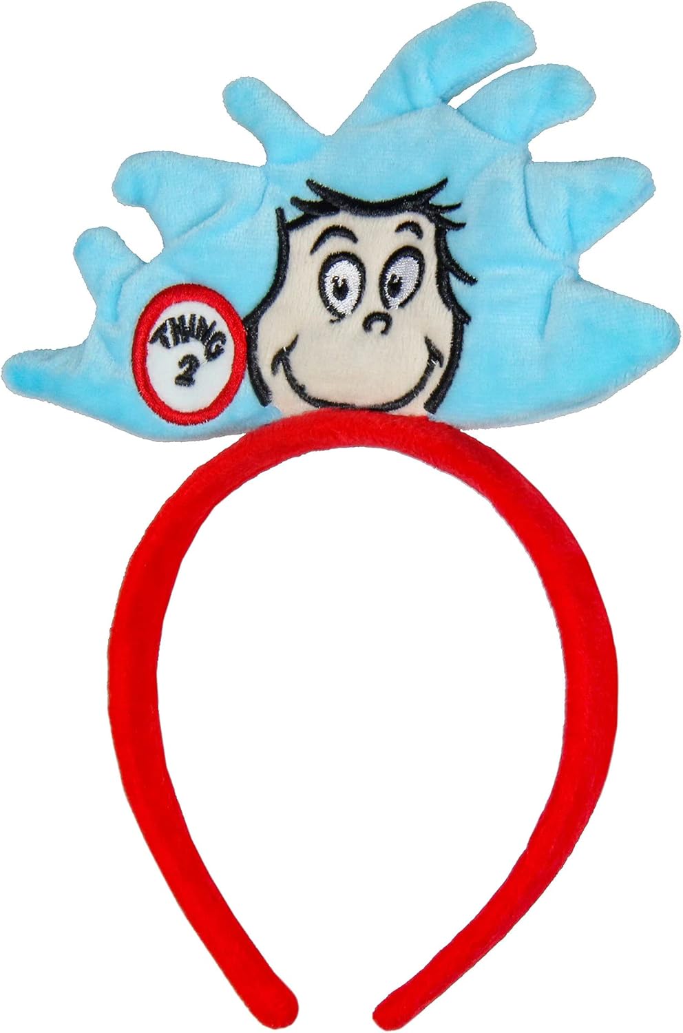 Dr. Seuss Cat in The Hat Thing 1 and Thing 2 3D Design Headbands 2 Pack for Women Multicolored - Image 4