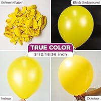 Vista 58 de Bezente Globos de látex verde lima para fiesta, paquete de 100 globos de color verde claro de 12 pulgadas, globos redondos de helio verde fruta