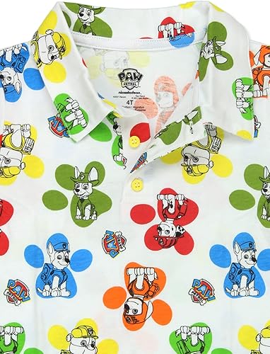 Miniatura 4 de Paw Patrol - Camiseta polo de manga corta con cuello para niños pequeños