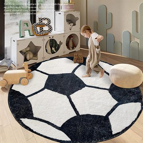 Miniatura 4 de LIULA ABC - Alfombra infantil de jirafa para sala de juegos, 3.3 pies, lavable, colorida, para cuarto de bebé, ultra suave, antideslizante, alfombra
