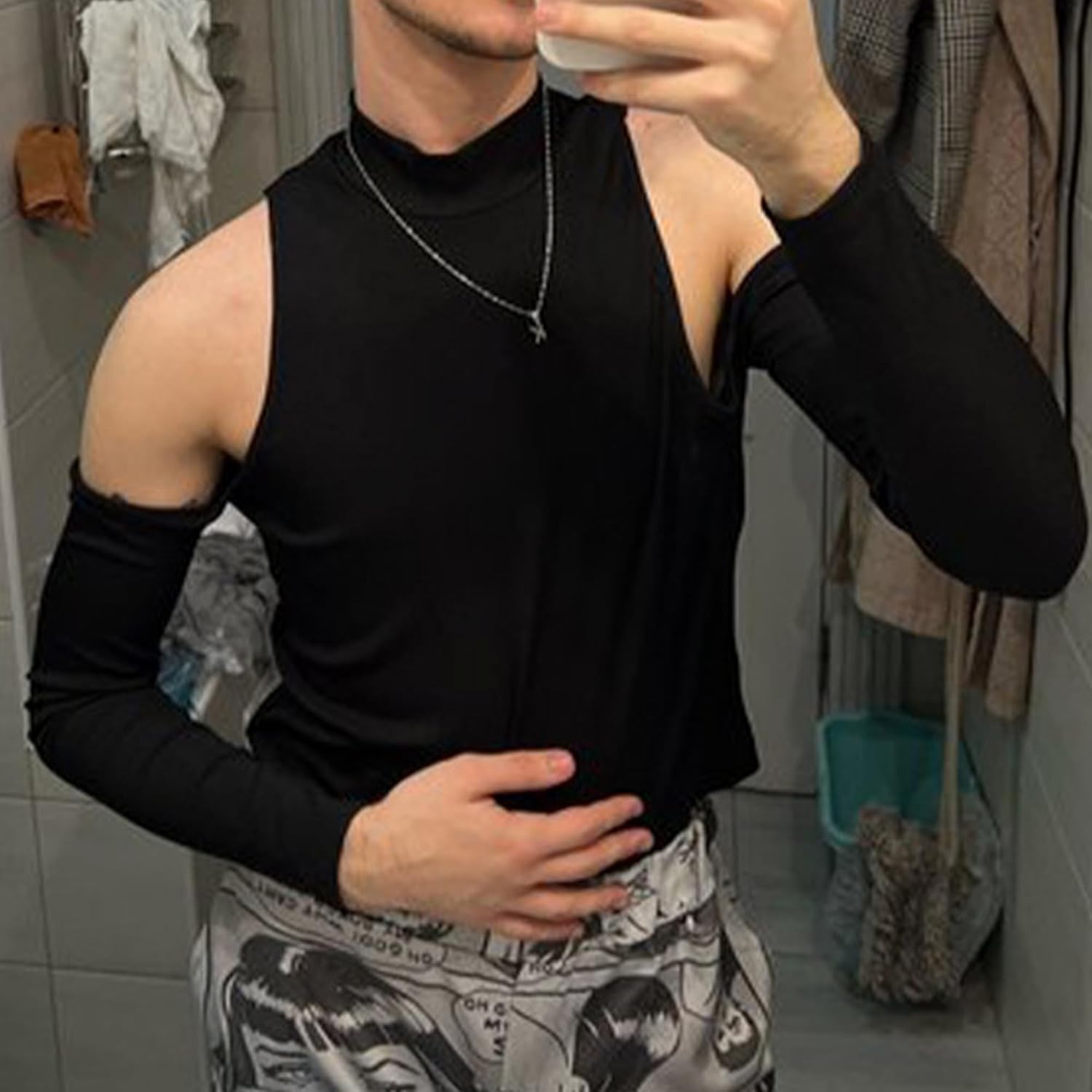 Men Fashion Tank Top Summer Streetwear Sexy Sleeveless T Shirts Vintage Tee Vest - Image 3