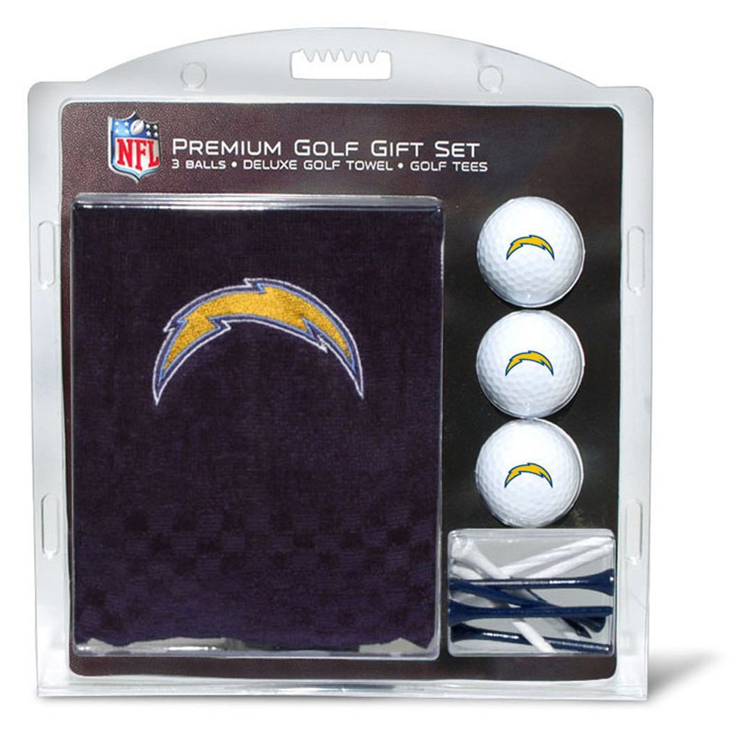Team Golf NFL Geschenkset: Besticktes Handtuch, 3 Golfbälle und 14 Tees, dreifach gefaltetes Baumwollhandtuch, 40,6 x 55,9 cm