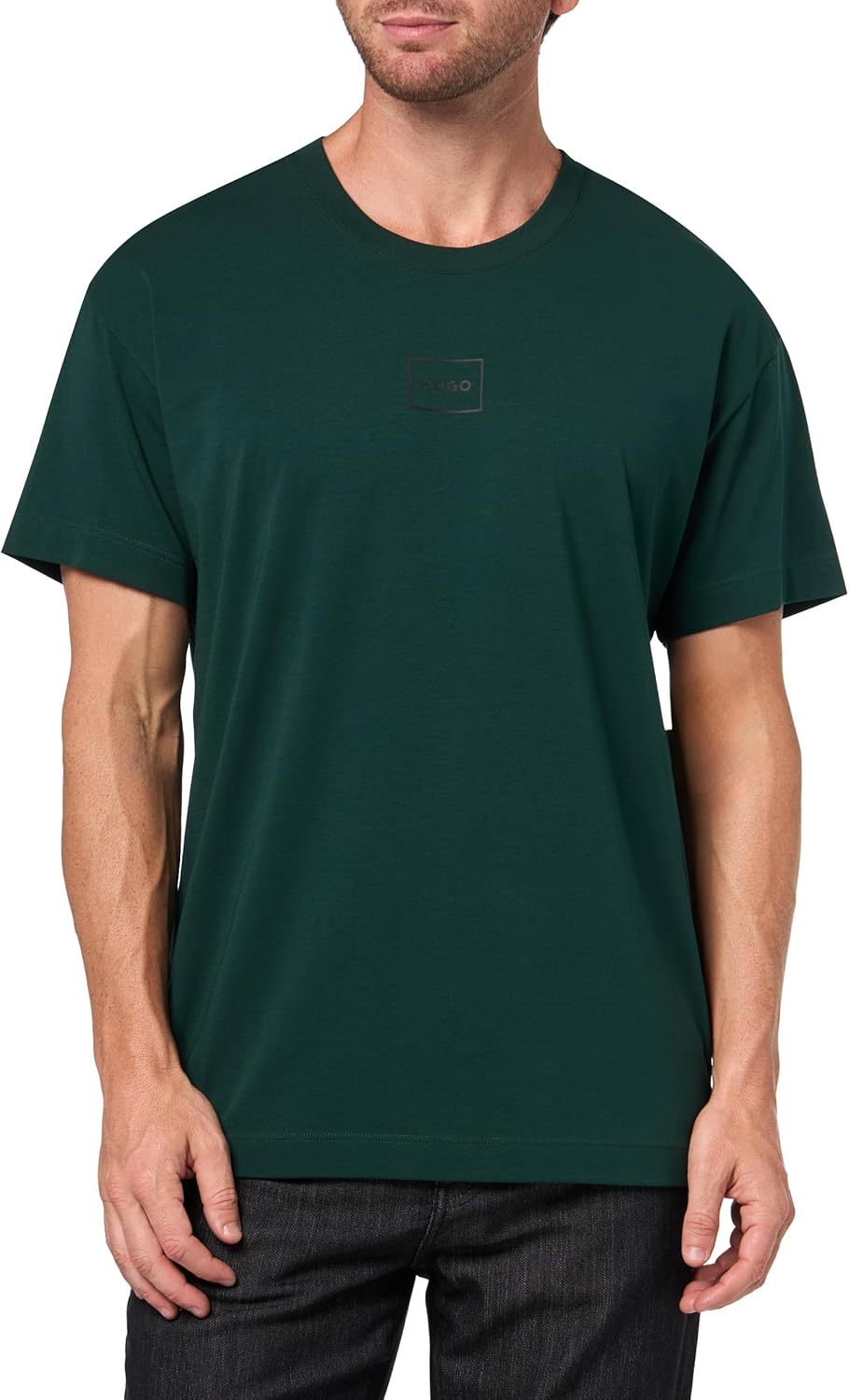 Hugo Men's Logo Outline Short Sleeve Tshirt