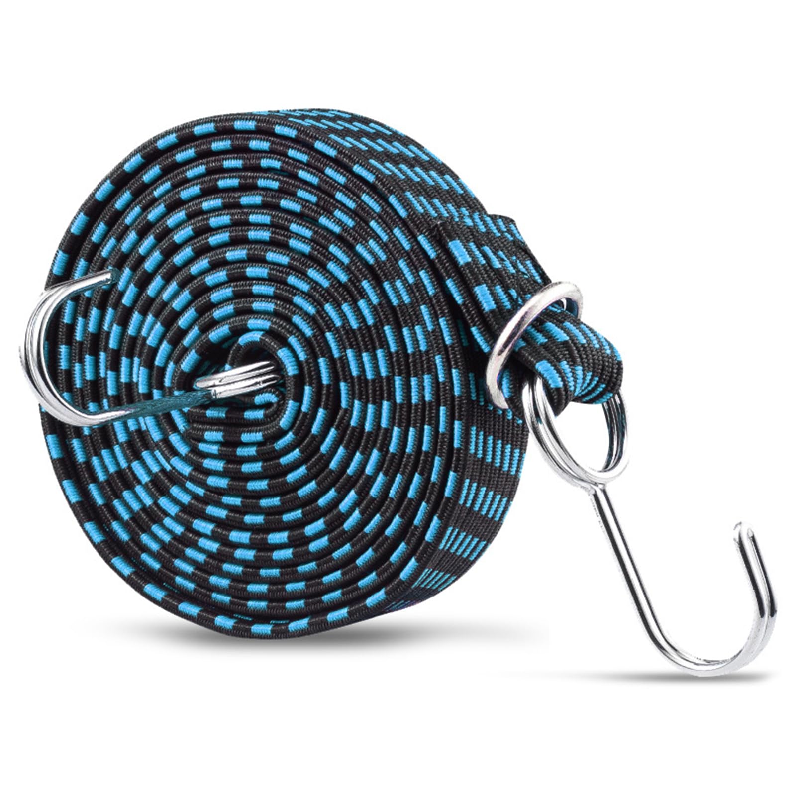 Tsophreniq Heavy-Duty Elastic Motorcycle Tie-Down Cord with Quick-Release Buckle for Cargo & Outdoor Gear Elastics Tie Down