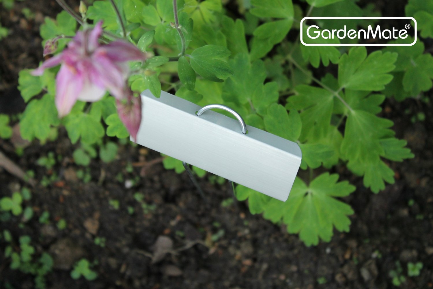 GardenMate 25x étiquettes marque plantes MEDIUM en métal - Surface 9x3cm Hauteur 30cm
