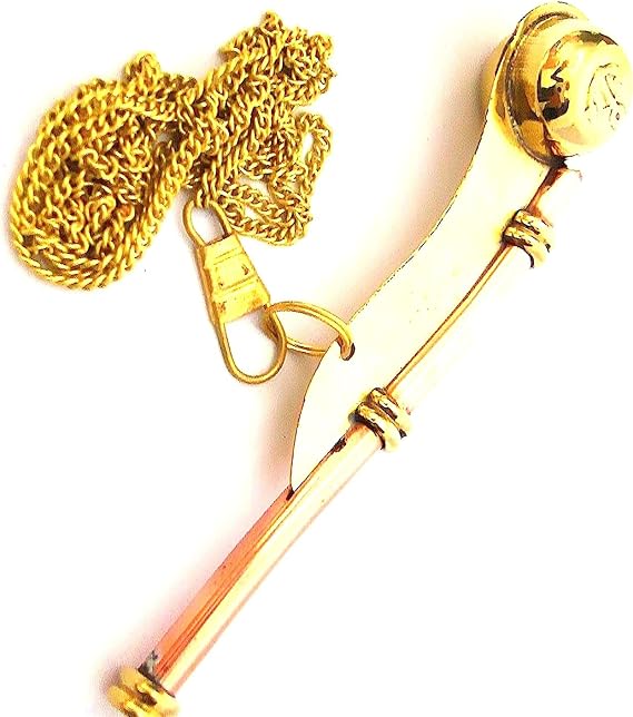 WHITSLE Key Chain-Brass Key Ring-Beautiful Brass Key Chain to Gift