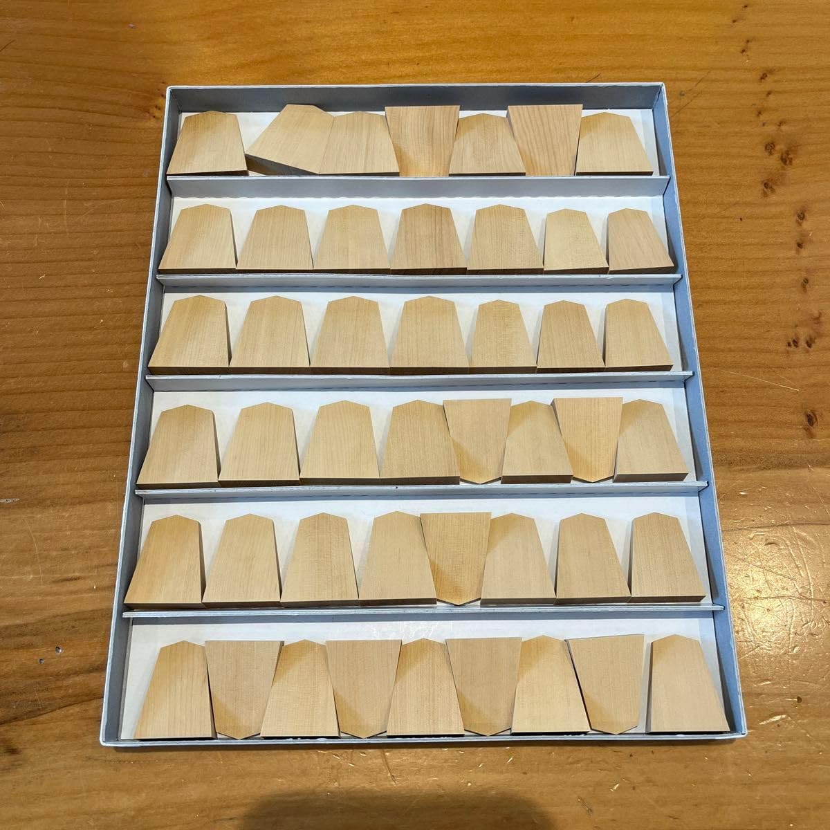 Amazon | 将棋駒木地 島黄楊 | 将棋 | おもちゃ