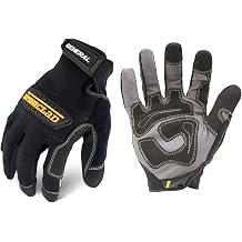 Ironclad General Utility Work Gloves GUG, All-Purpose, Performance Fit, Durable, Machine Washable (1 Pair) Black