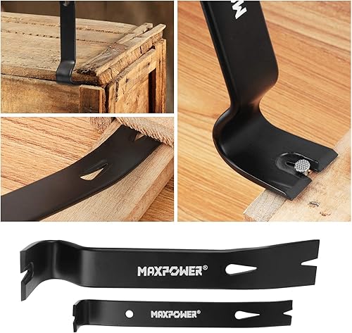 Miniatura 4 de MAXPOWER 4 extractores de clavos de barra de palanca y llave de tubo de 14 pulgadas