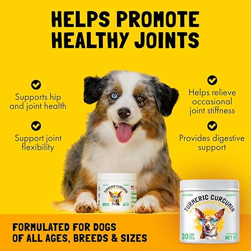 Miniatura 121 de Allergy Relief Chews for Dogs & Immune & Digestive Supplement with Wild Salmon Oil Kelp Colostrum Turmeric Probiotics & Bee Pollen for Seasonal