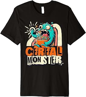 Cereals Killer Monster Character for Breakfast Cereals Lover Premium T-Shirt