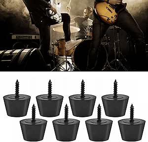 8 Stück Gummifüße 30x20mm - Anti-Vibration Für Gitarren-Verstärker & Lautsprecher