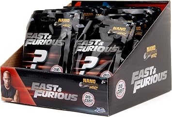 253201008 Fast Furious Blind Nano Figure Surprise Package (includes 1 Surprise Car)