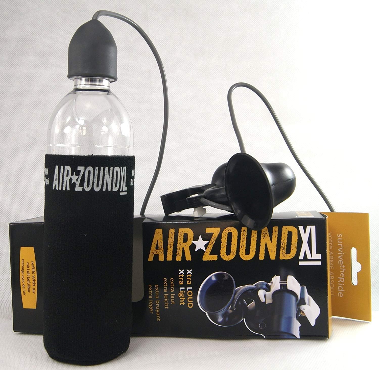Generic Air Zound Rechargeable Horn, Multicolour