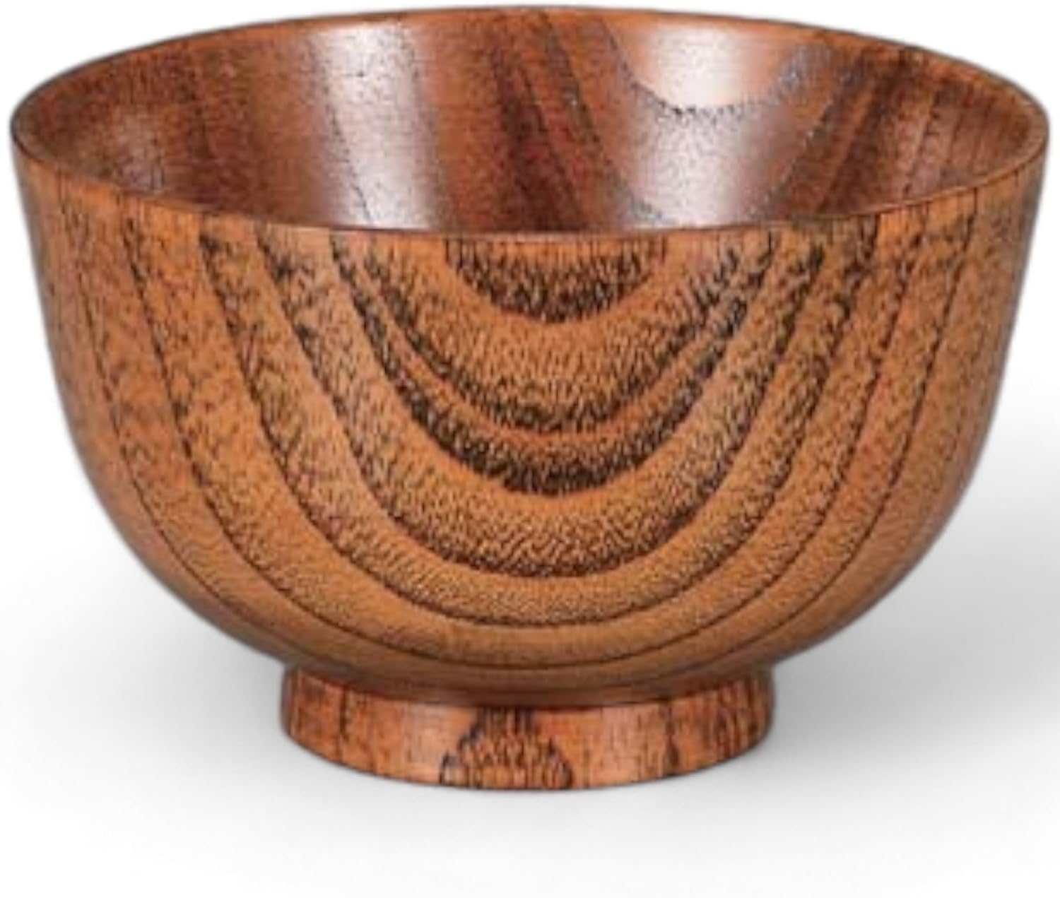 J-kitchens Wooden Kyoba Soup Bowl (Soup Bowl, Bowl, Wan, Lacquerware), Lacquerware, 4.4 x 4.4 x 2.7 inches (11.3 x 11.3 x 6.8 cm), Wood, Made in Japan
