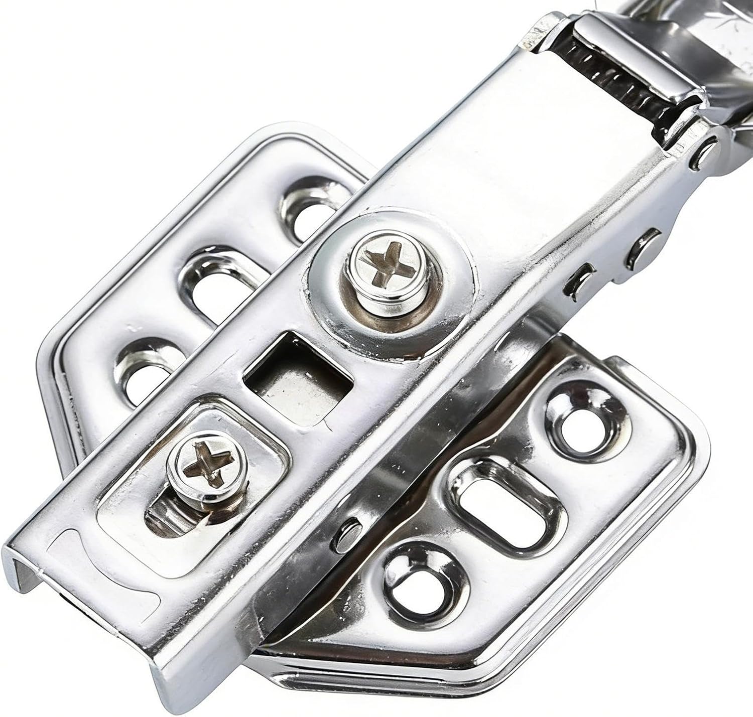 Kitchen Cabinet Hinges - Stainless Steel Soft Close Furniture Attachment,Cupboard Hinges Soft Closing - for Home Apartment Farmhouse Garage Dining Room Kitchen Bedroom Bathroom