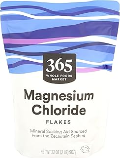 365 by Whole Foods Market, Magnesium Chloride Flakes, Mineral Soaking Aid, 32 Ounce