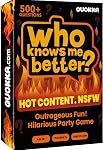 QUOKKA Who Knows Me Better? - Hot & Wild Edition | Bold & Spicy Party Card Game for Adults Only | 500+ Daring Questions to Expose Your Friends’ Deepest Desires