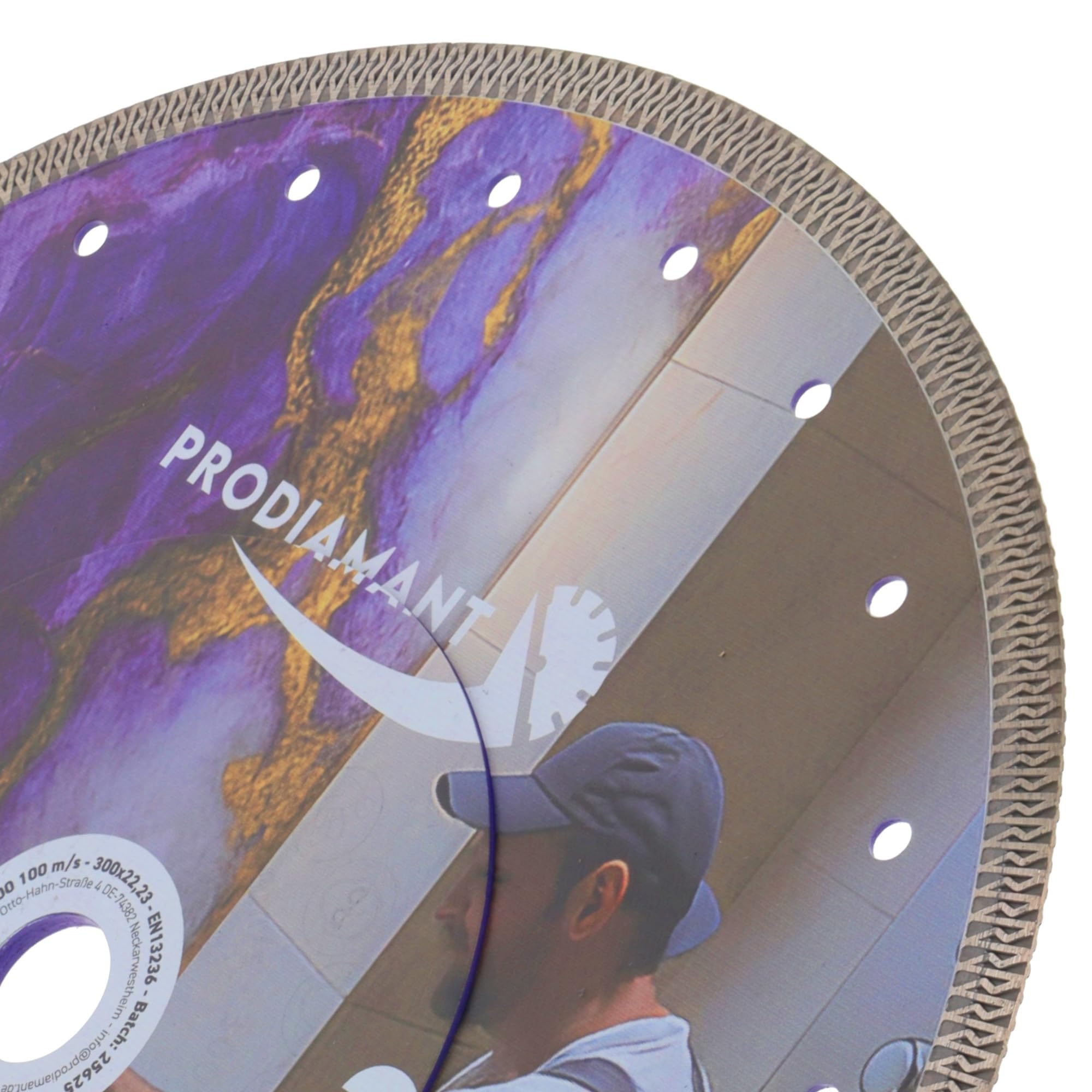 PRODIAMANT F59 VIO PRO Diamant-Trennscheibe 300 x22,23 mm | Segmenthöhe 10 mm | Schnittbreite 2.2 mm