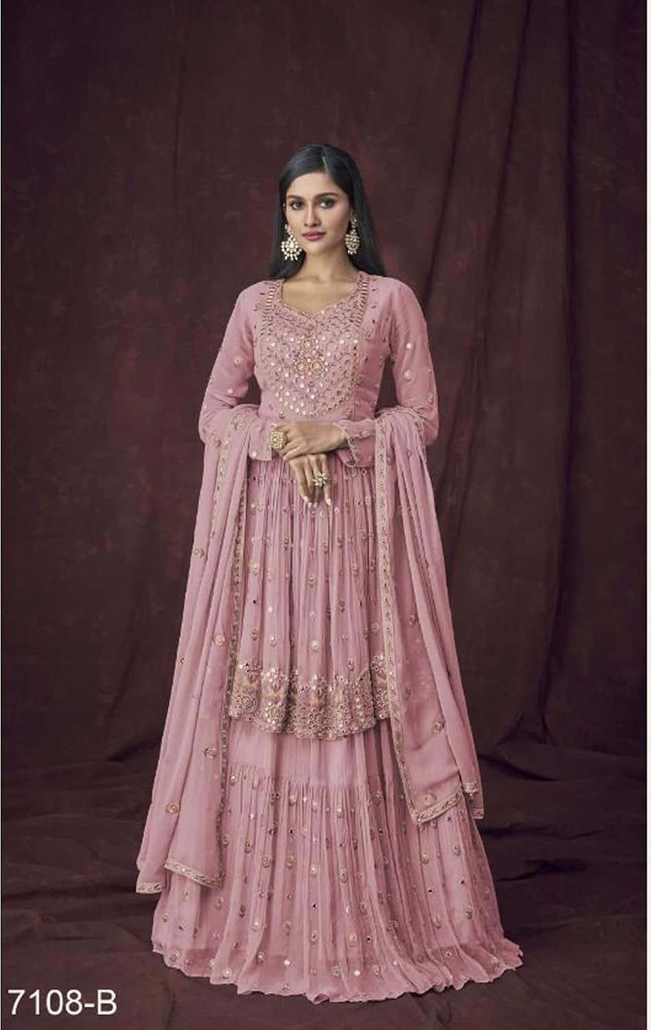 Pakistani Women's Wear Shalwar Kameez Suits Indian Designer Sharara Palazzo Dupatta Dresses