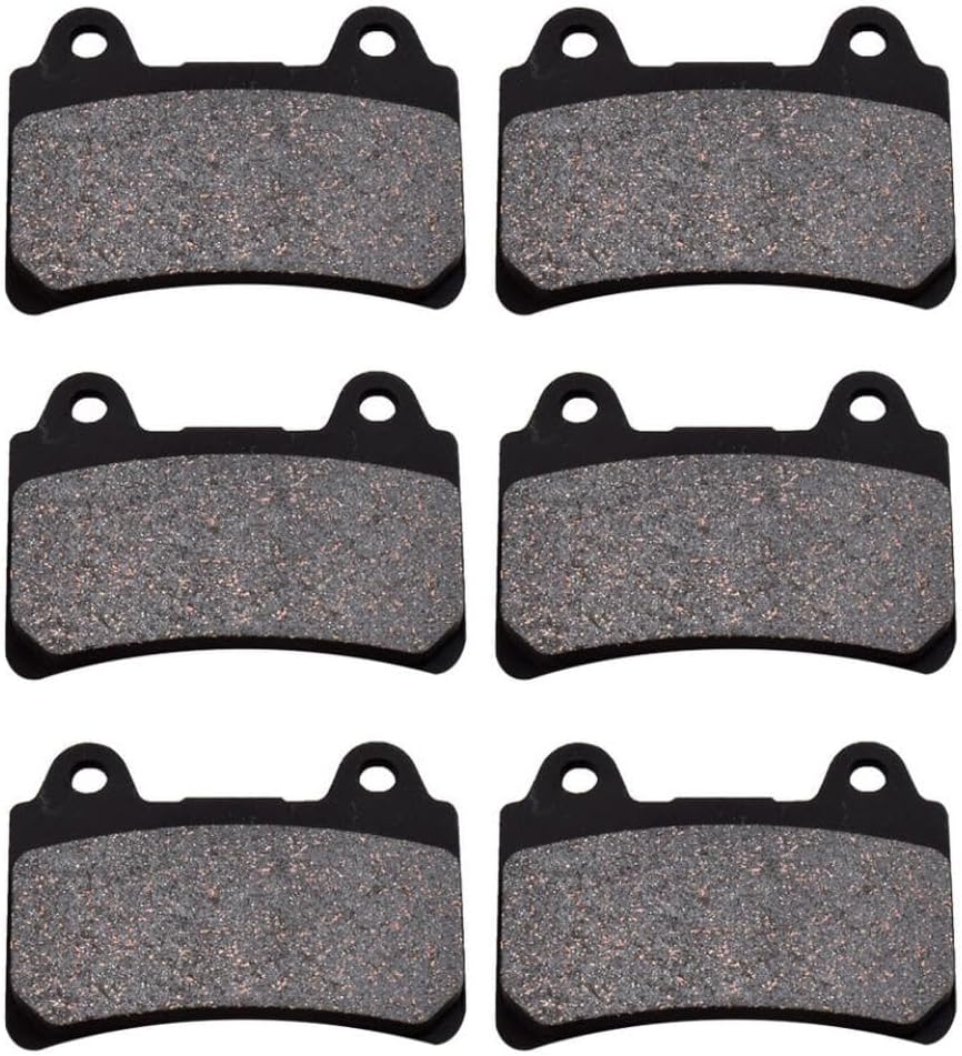 Front Brake Pads And Rear Brake Pads 2-pack Compatible With Automotive Motorcycle Parts XVZ 1300 13 AH ATH Standard Tour Classic Deluxe 1998