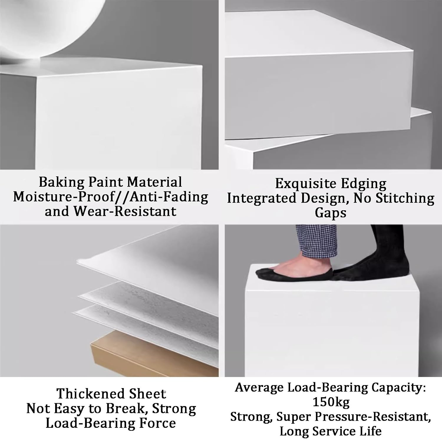 Retail Mannequin Display Pedestal Stands - Versatile Risers for Clothing Stores and Bridal Shops, Ideal for Shoes, Bags, and Accessories - Enhance Your Visual Merchandising