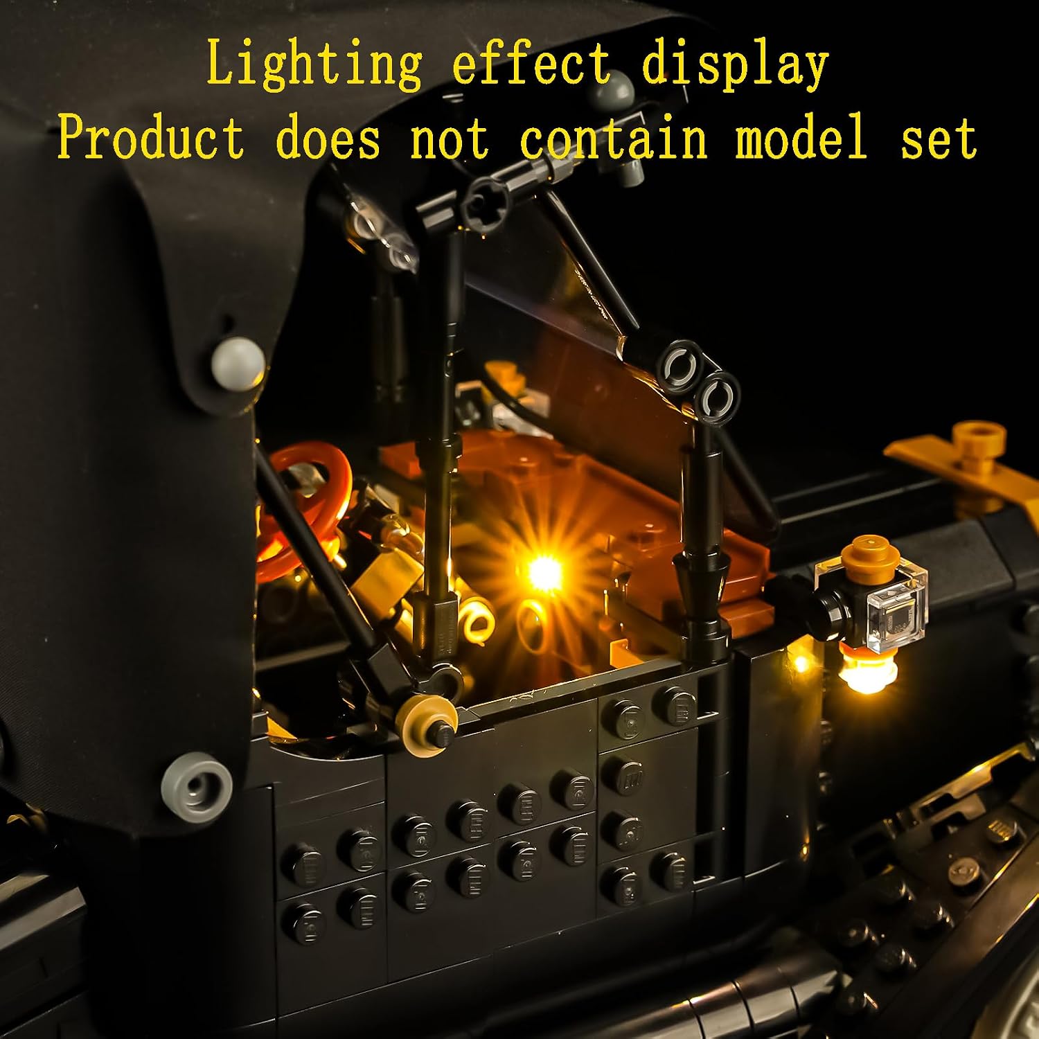 GEAMENT LED Light Kit Compatible with LEGO Ford Model T Icons 11376
