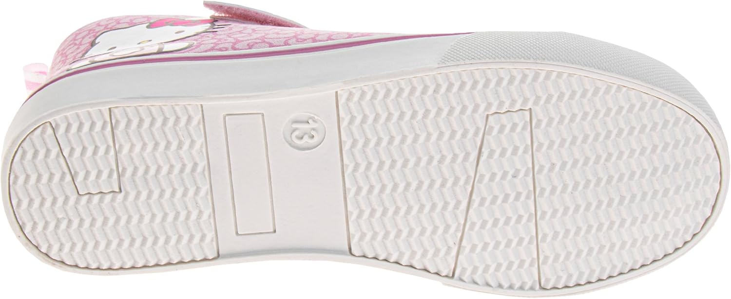 Sanrio Hello Kitty High Top Sneakers for Girls - Kids Sneaker Ankle Hightops Lightweight Breathable Fashion Shoes (Sizes: 11-13 Little Kid / 1-4 Big Kid) - Image 5