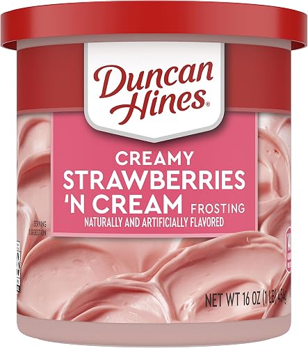 Duncan Hines Creamy Strawberries 'n Cream Flavored Frosting, 16 oz.