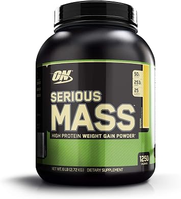 Health & Beauty Optimum Nutrition Serious MassTM, Banana, 6 lb 2.72 kg