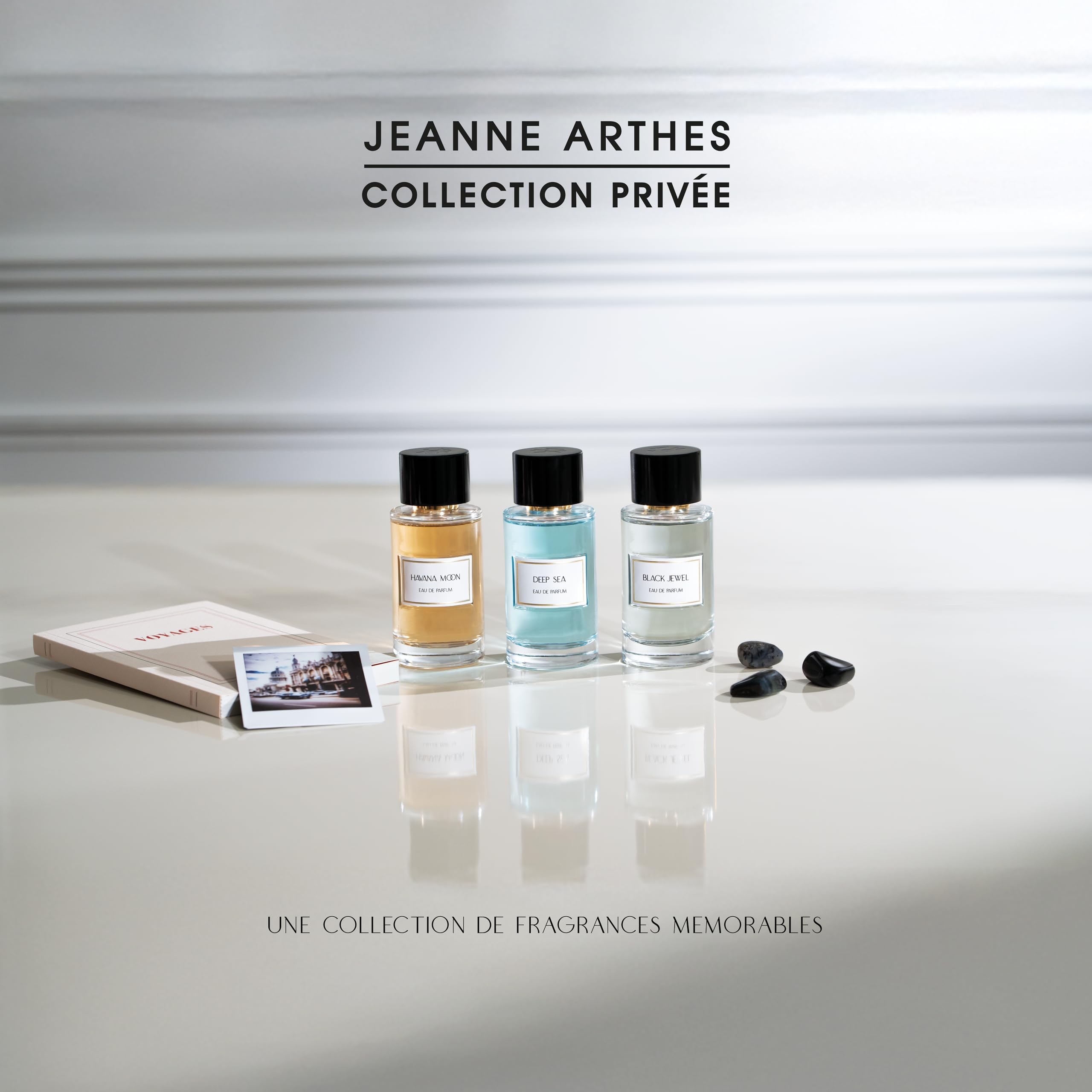 JEANNE ARTHES Private Collection – Deep Sea – Eau de Parfum Hombre – Leñoso & Acuático – Limón, Notas Marinas – Fabricado en Grasse – Botella de spray de 100 ml